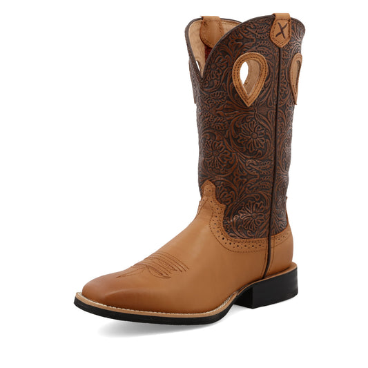 Twisted X WRS0035 11" Ruff Stock - Tan & Tooled Brown