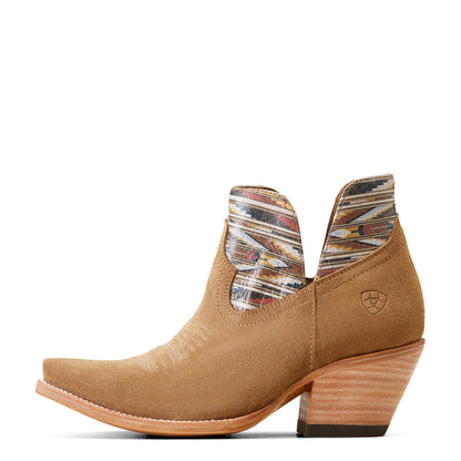 Ariat 10046971 Hazel Chimayo Dijon Roughout/Santa Fe Mustard