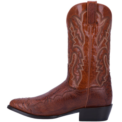 Dan Post DPP5210 PUGH Smooth Quill Ostrich Cognac