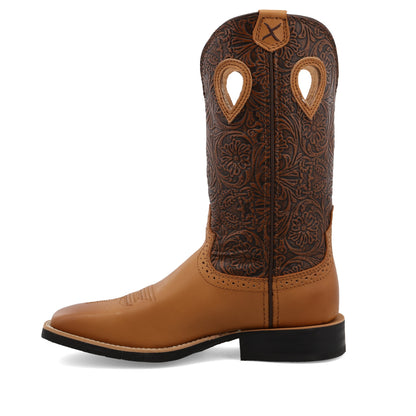 Twisted X WRS0035 11" Ruff Stock - Tan & Tooled Brown