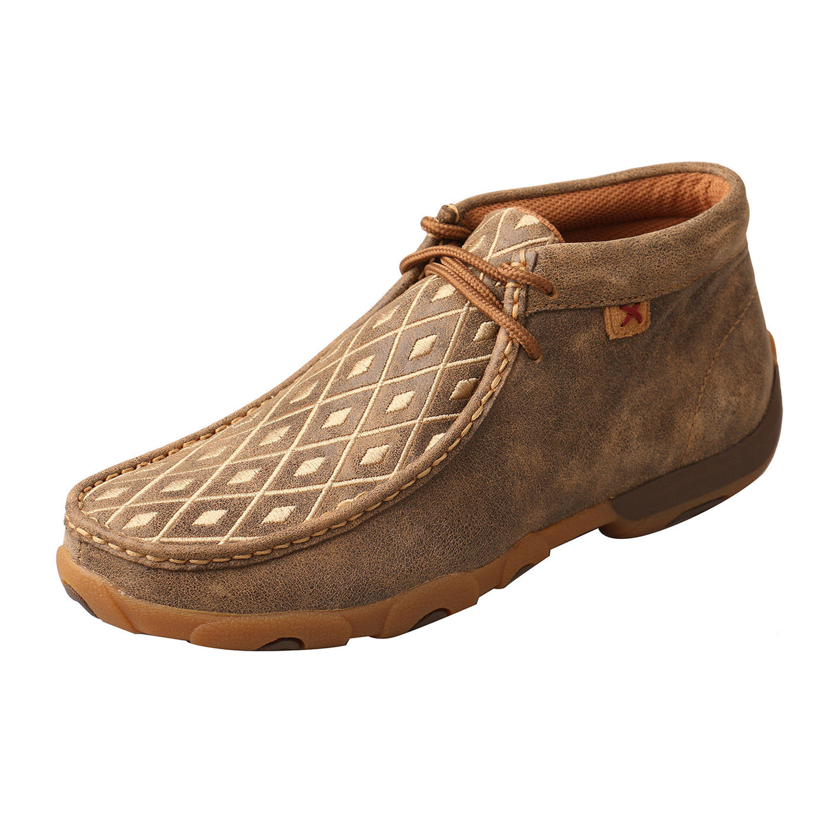 Twisted X WDM0073 Chukka Driving Moc - Bomber & Tan