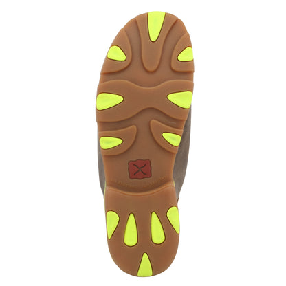 Twisted X MDM0026 Chukka Driving Moc Bomber & Neon Yellow
