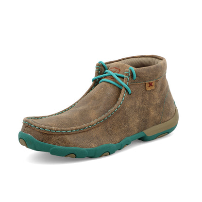 Twisted X WDM0020 Chukka Driving Moc - Bomber & Turquoise