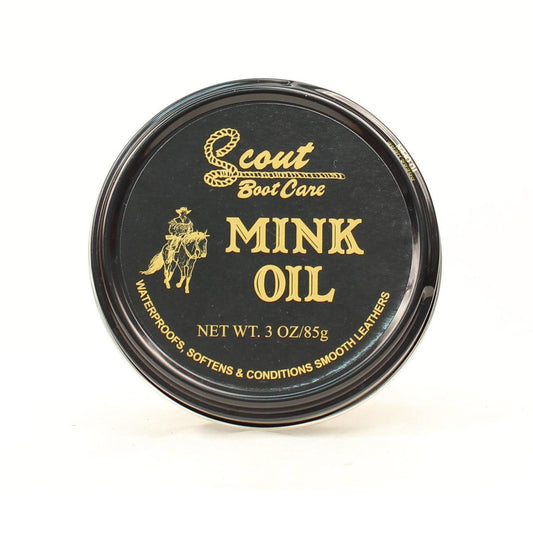 SCOUT 03619 Leather Boot Care Mink Oil Natural