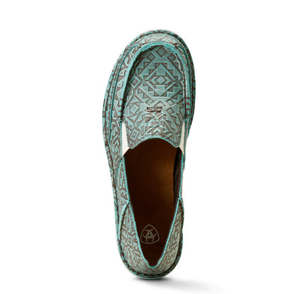ARIAT 10046921 Cruiser Sneaker Turquoise Blanket Emboss