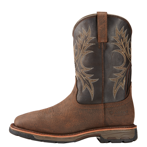 Ariat 10017436 MNS WORKHOG WDSQT BRUIN BRN/COFFEE WP