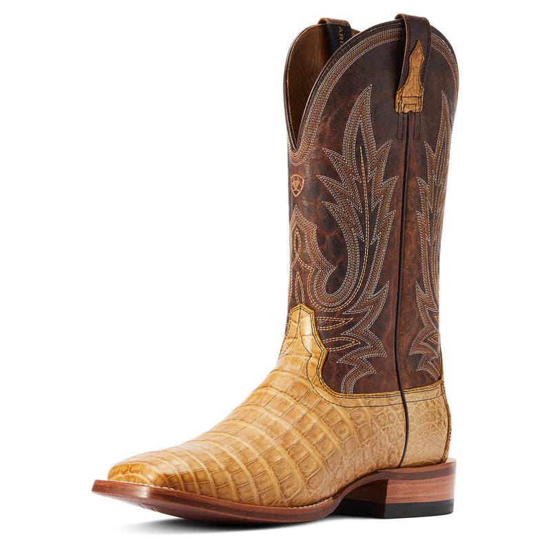 Ariat 10042476 GUNSLINGER WESTERN BOOT HONEYCOMB CAIMAN BELLY