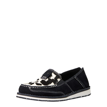 Ariat 10042529 Women's Cruiser Boat Shoe Cowhide Black Suede