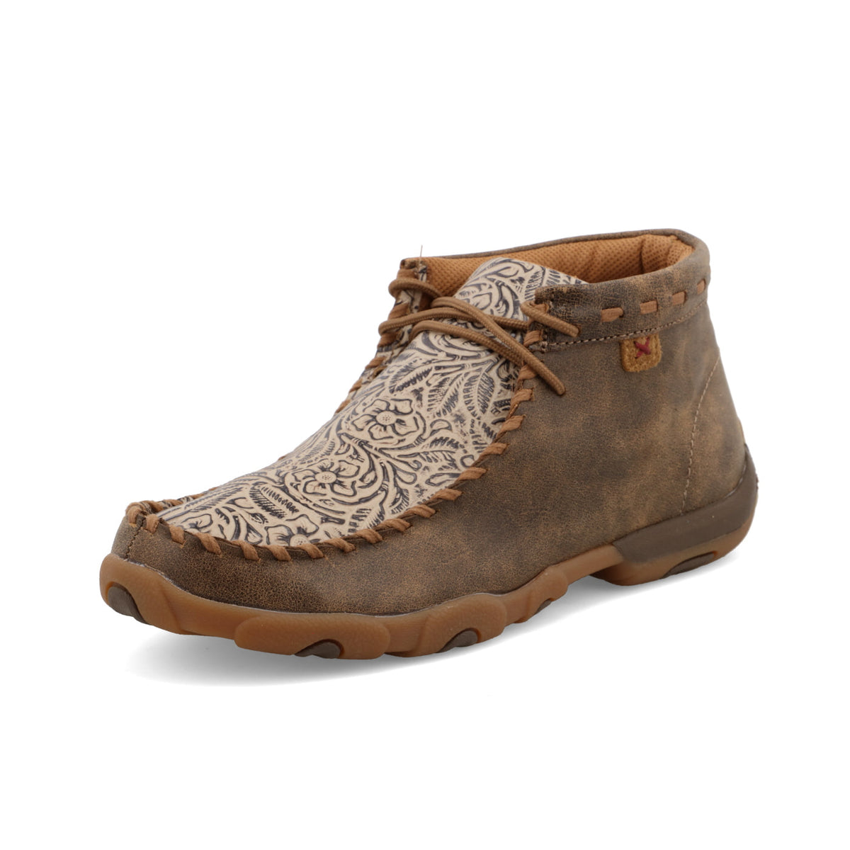 Twisted X WDM0080 Chukka Driving Moc - Bomber & Nude Print