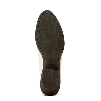 Ariat 10046898 Heritage R Toe Stretch Fit Distressed Ivory
