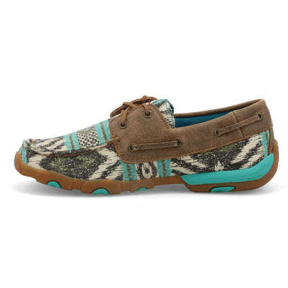Twisted X WDM0133 Boat Shoe Driving Moc Multi & Bomber