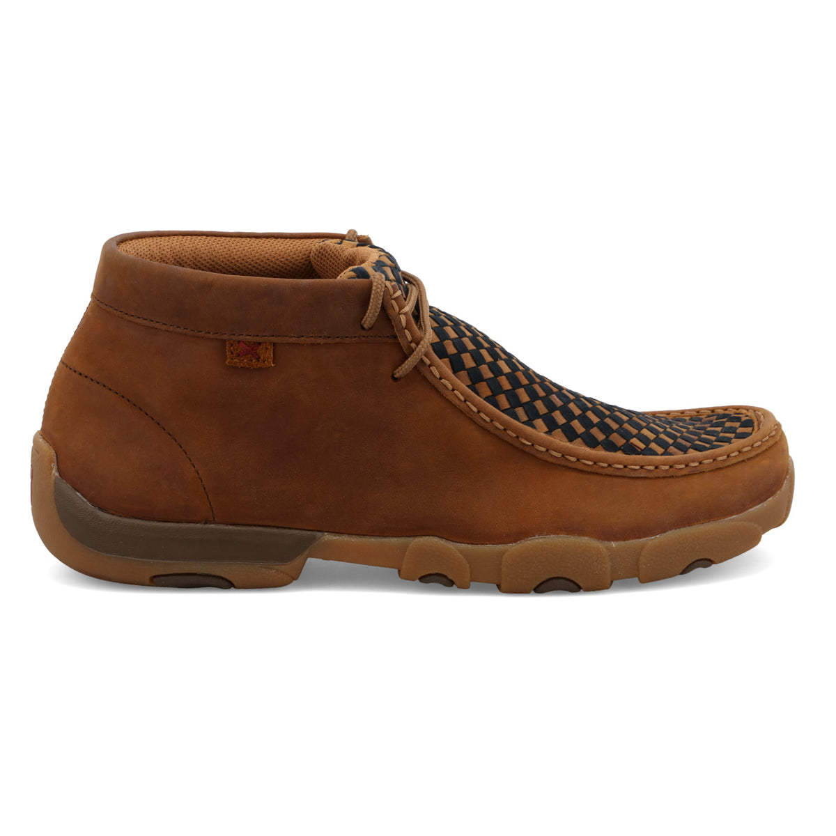 Twisted X MDM0057 Chukka Driving Moc Oiled Saddle & Midnight