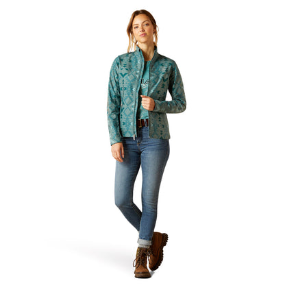 Ariat 10046488 New Team Softshell Print Jacket Pinewood