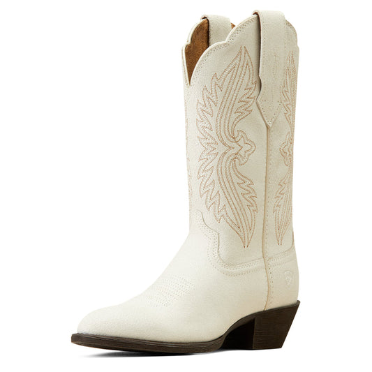 Ariat 10046898 Heritage R Toe Stretch Fit Distressed Ivory