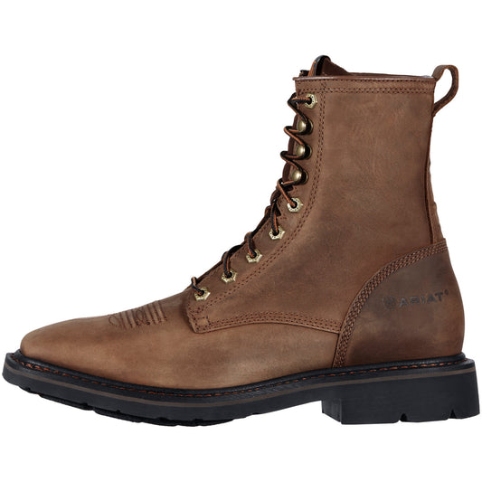Ariat 10011916 Cascade 8" Wide Square Toe Work Boot