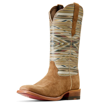 Ariat 10047051 Frontier Chimayo Dijon Roughout Santa Fe Mustard