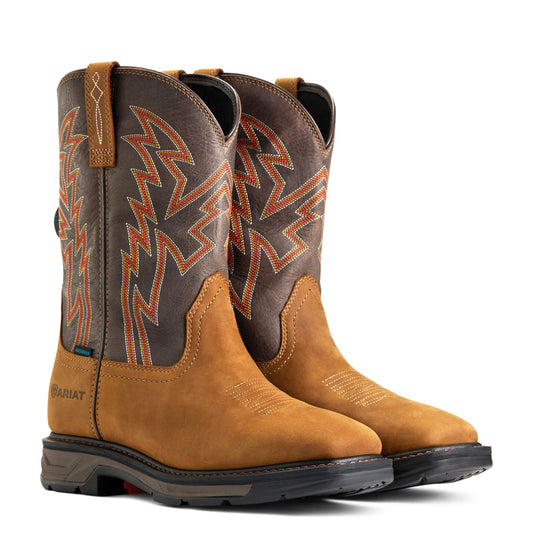 Ariat 10038921 WORKHOG XT BOA H2O AGED BARK/BROWN